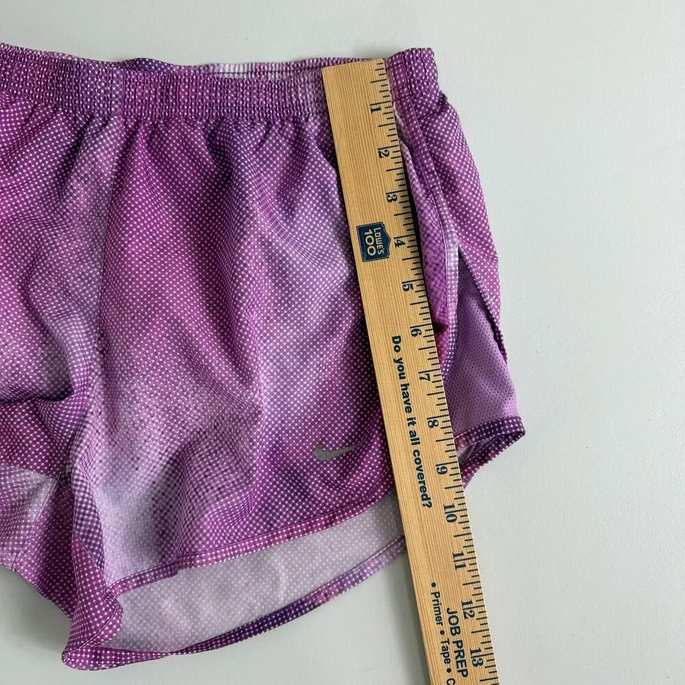 Nike Women's Modern Tempo Purple Dri-Fit Athletic Running Shorts Size S Small